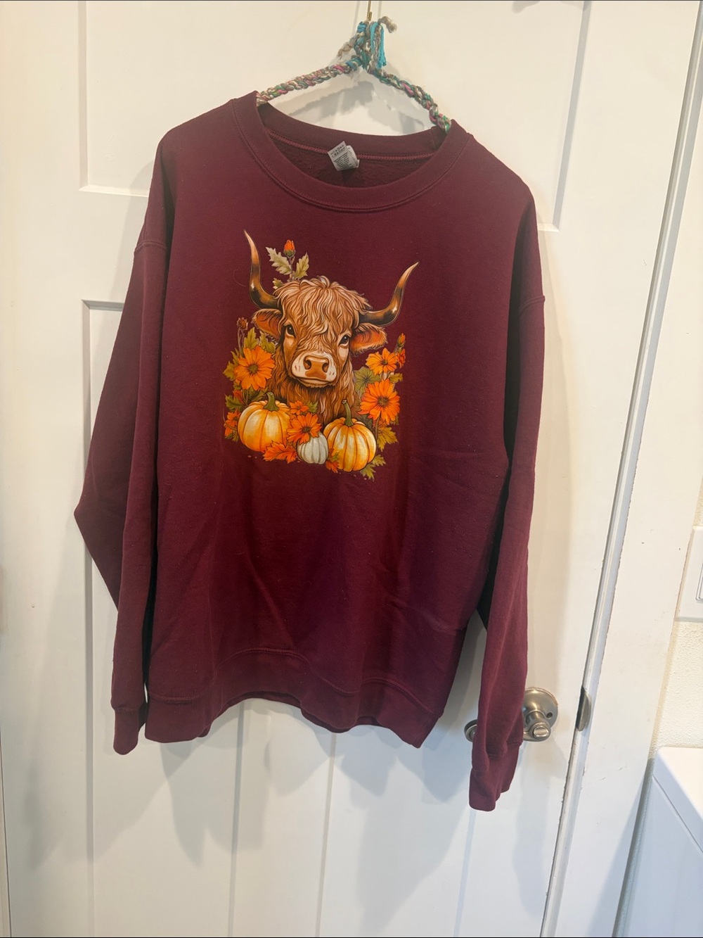 Gildan Maroon Heavy Blend Crewneck Sweatshirt